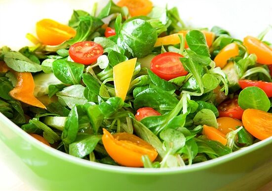 vegetable salad for weight loss in a week of 7 kg